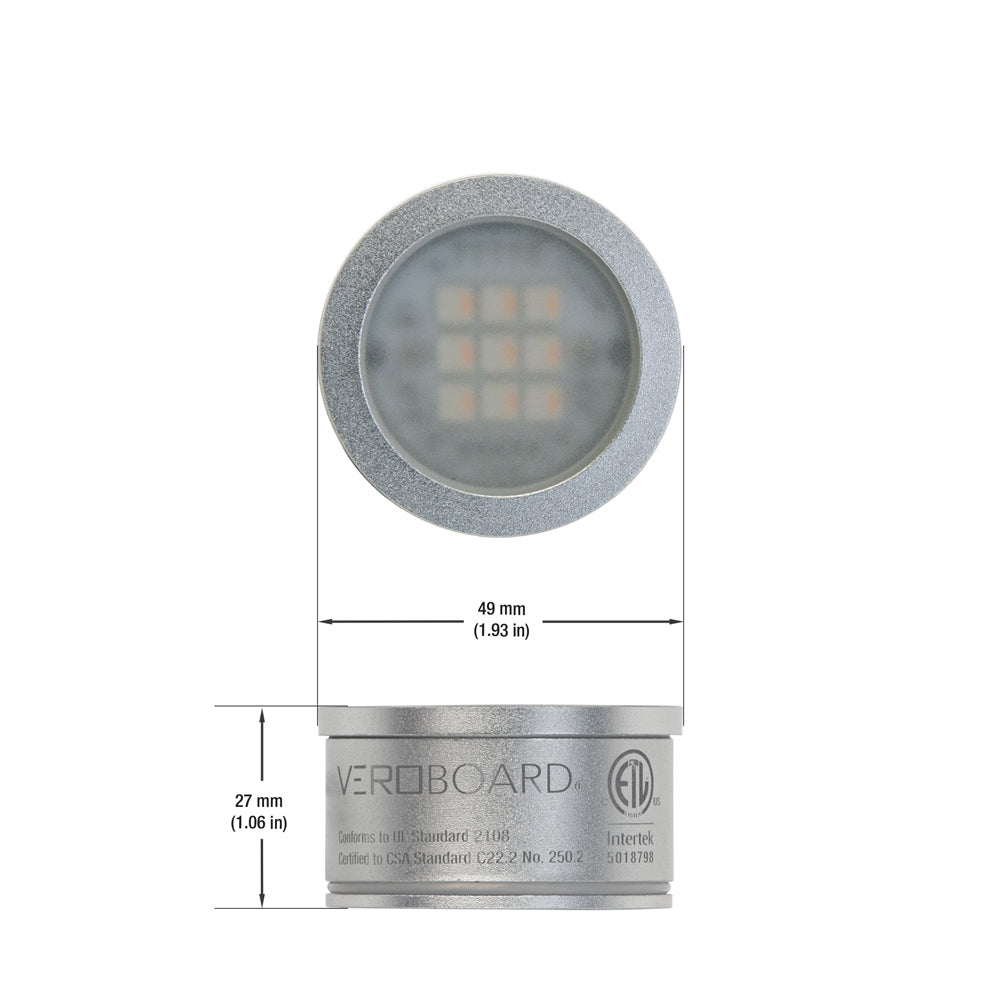 VBD-TR4-RGBW LED Light Engine with Frosted Glass, 12V 4W RGBW