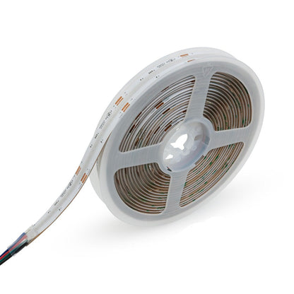 5M(16.4ft) Indoor LED Strip Light COB, 24V 4.5(w/ft) 840(LEDs/m) RGB, gekpower