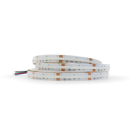 5M(16.4ft) Indoor LED Strip Light COB, 24V 4.5(w/ft) 840(LEDs/m) RGB, gekpower