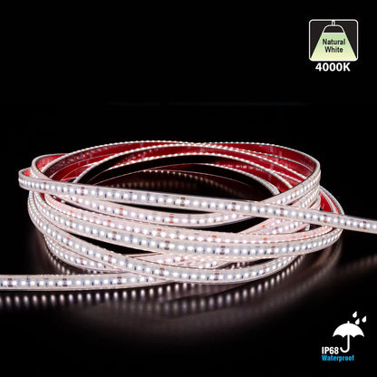 20M(65.6ft) Outdoor LED Strip Light L2835, 24V 3(w/ft) 298(Lm/ft) CCT(3K, 4K), gekpower