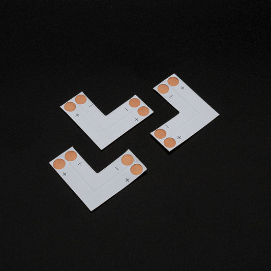 VBD-FPC8-L2A PCB Type Single Color L Shape Connector(8mm) (Pack of 3)