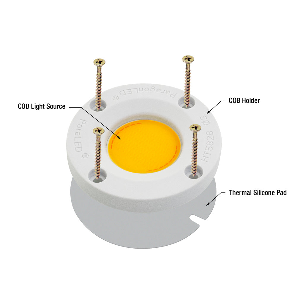 CDAC-136-05028-347-2700K COB Paragon LED Module with HT5828 LED Holder, 347V 30W 2700K - gekpower