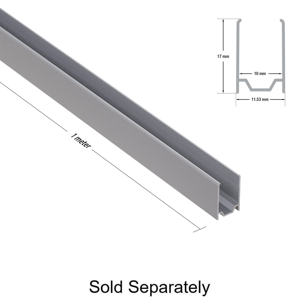 White Silicone Flexible LED Neon channel VBD-N1018-SD-W, per foot(30.5cm) SIDE Mount