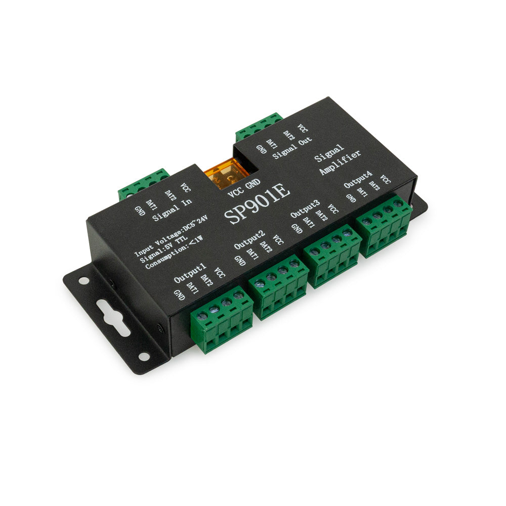 LED Pixel SPI Signal Amplifier Repeater Addressable Strip – Gekpower-Canada