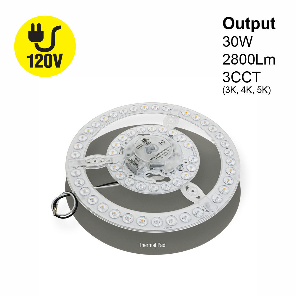 9.4 inch Round Disc LED Module TR24030-T120V 30W – Gekpower-Canada