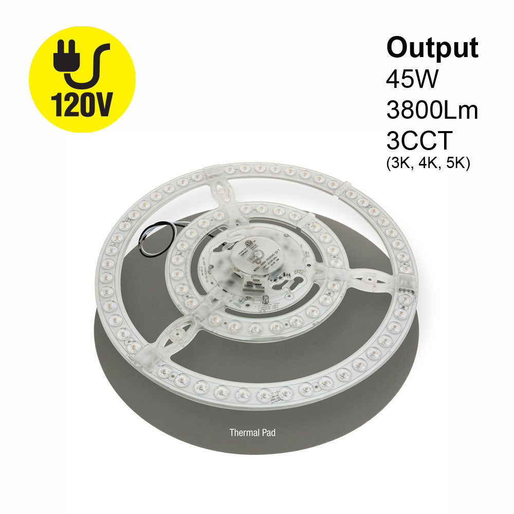12.6 inch Round Disc LED Module TR32045-2S-T, 120V 45W – Gekpower-Canada