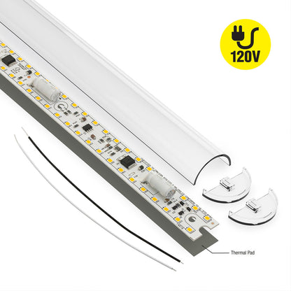 15.8 inch Linear LED Module TL40040, 120V 40W 3000K(Warm White)