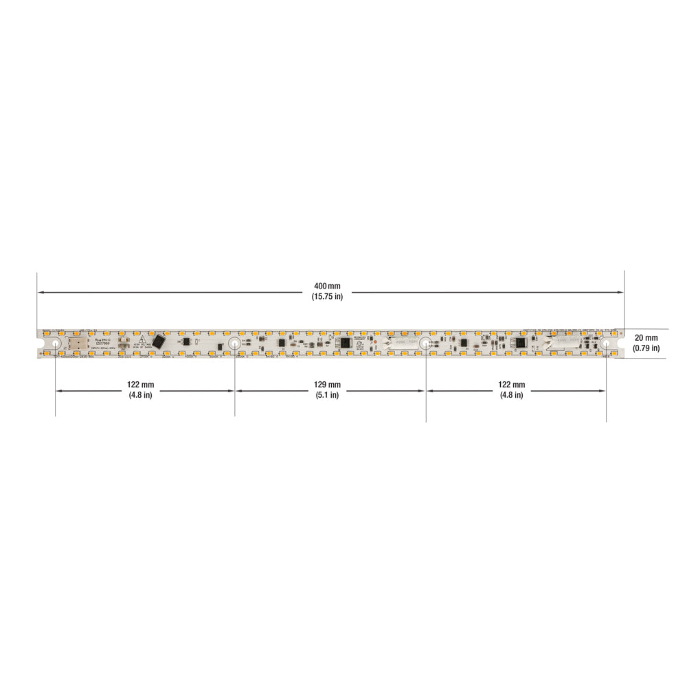 15.8 inch Linear LED Module TL40040, 120V 40W 3000K(Warm White)