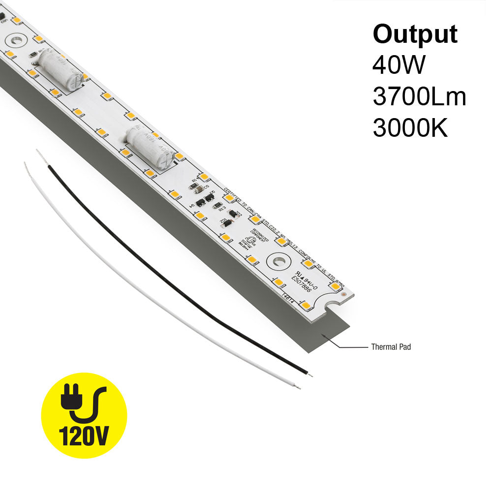 22 inch Linear LED Module TL55840, 120V 40W 3000K(Warm White ...