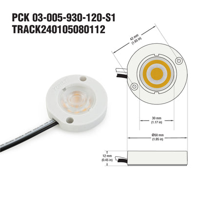 PCK 03-005-930-120-S1 YUNLT LED Module, 120V 5W 3000K(Warm White)