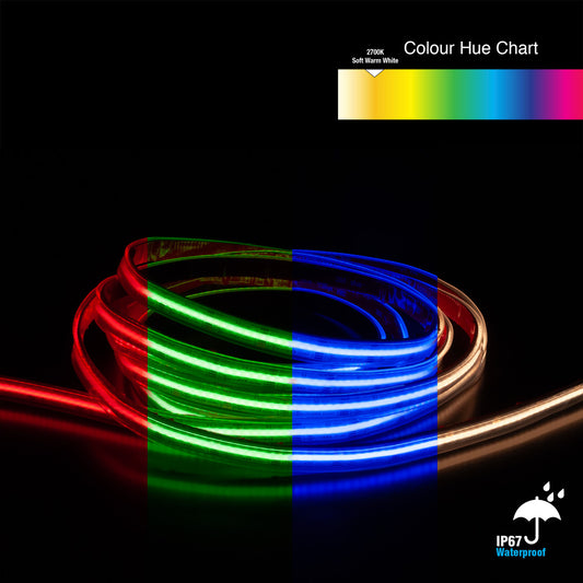 5M(16.4ft) Indoor LED Strip Light COB 24V 6.6W/ft