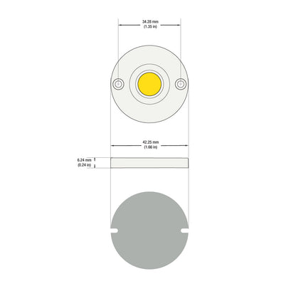 CBAC-042-30135-120V-2700K G12 COB Paragon LED Module with H42135AC LED Holder, 120V 14W 2700K(Soft White)