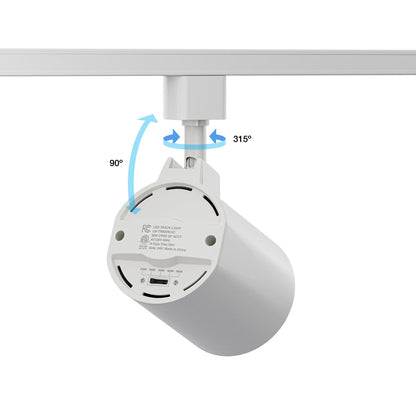 White LED Track Light Head VBD-LW-TRB30W-5C-W-XX, 120V 30W 5CCT(2.7K, 3K, 3.5K, 4K, 5K), gekpower