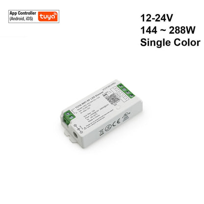 VBD-WCON1CL-12A-Dimmer RF LED Light Dimmer Receiver 12-24V DC 2.4G Tuya App