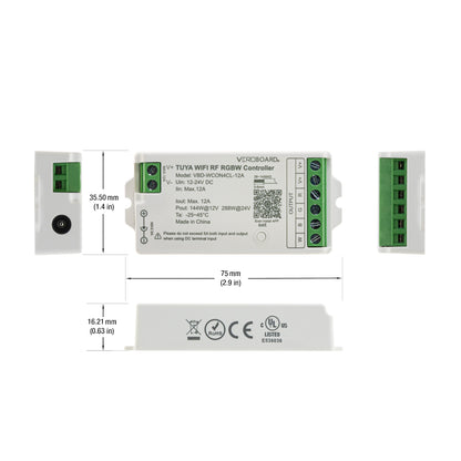 VBD-WCON4CL-12A-RGBW RF LED Light RGBW Receiver 2.4G Tuya App