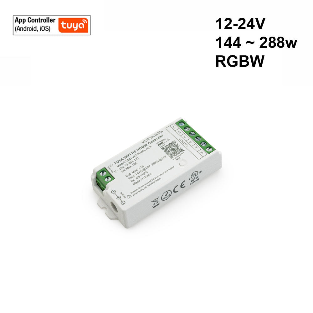 VBD-WCON4CL-12A-RGBW RF LED Light RGBW Receiver 2.4G Tuya App