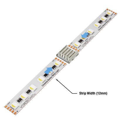 12mm LED Strip to Strip Connectors, VBD-50RGBWBC-12mm-2S RGBW (Pack of 1)