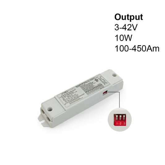 OTM-VPA10-DIP Selectable Constant Current LED Driver (5 in 1 Dimming) 100mA~450mA 3-42V 10W