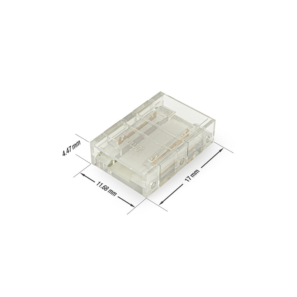 10mm LED Strip to Strip Connectors, VBD-CLP-10mm-2S (Pack of 3)