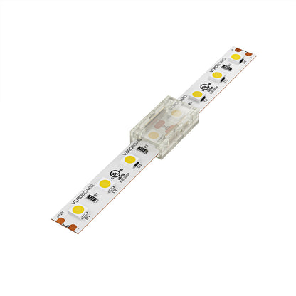 8mm LED Strip to Strip Connectors, VBD-CLP-8mm-2S (Pack of 3)