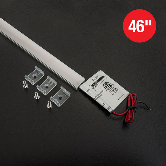 48inch Linear Under Cabinet Lights, 24V 8W 3000K(Warm White)