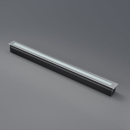 40-inch outdoor recessed LED inground light 24v 26.5w 3000k with sleek design and warm white illumination.