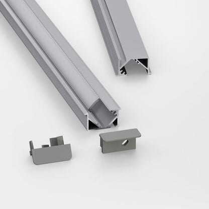 45-degree Linear Architectural Light Fixture Profile 2Meters (6.5ft) VBD-CH-K1-2