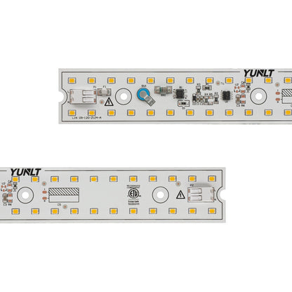 9 inch ZEGA LED module, white LED strip with multiple diodes and circuit components, model LIN 09-010W-935-120-S3-Z1A.
