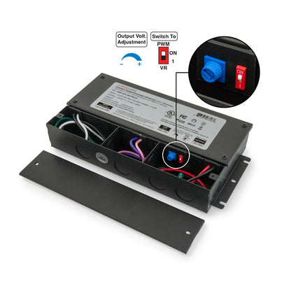 5in1 Dimming led driver Triac/Phase/MLV/ELV/0-10V/Potentiometer/10V PWM, LED Driver 36V 300W