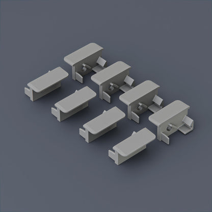 LED Channel Endcaps - VBD-ENCH-K1