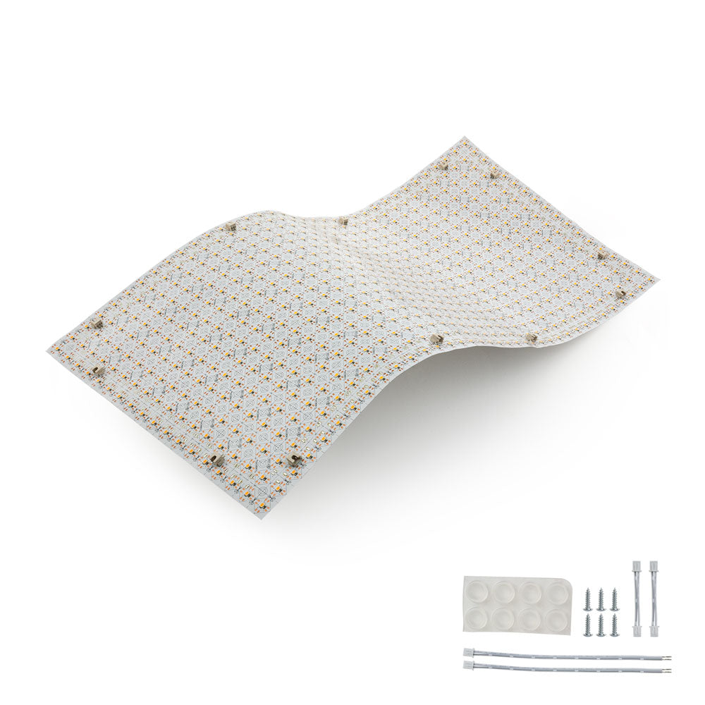 Flexible LED Backlight Sheet for behind Stone and Glass, 24V 24W 4000K(Natural White)