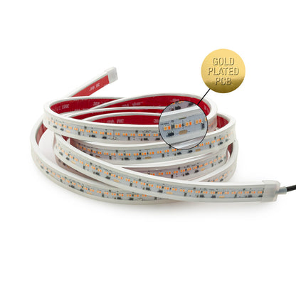 Custom cut Outdoor Dim to Warm LED Strip - 24V 5(w/ft) 1018(Lm/ft)