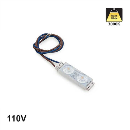 Outdoor Single LED Module, 110V 1.1W 2 LEDs, 3000K(Warm White)