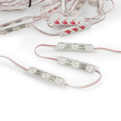 LED Backlighting for sign, 110V 1.5W/pcs 3 LEDs, 3000K (Pack of 50)