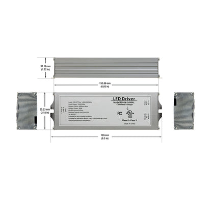 0-10V/Triac/ELV Dimmable Constant Voltage LED Driver 24V 4000mA 96W, EDHW-2496AL