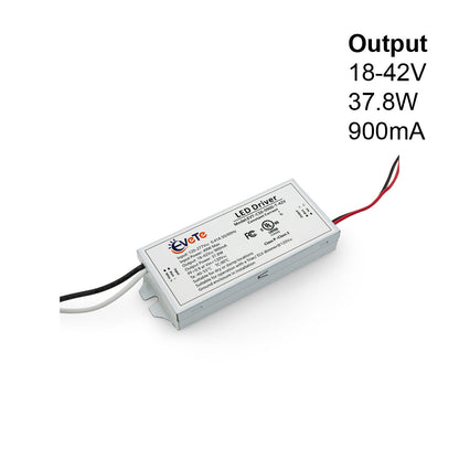 EVT-C50-0900-T-42V Constant Current LED Driver, 900mA constant current LED driver with output 18-42V 37.8W.