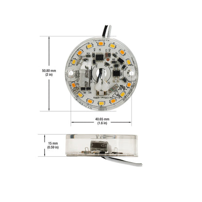 2 inch Round Disc ZEGA LED Module 120V 7W CCT(2.7K, 3K, 4K), DIS 02-007W-930-120-S1-Z1A