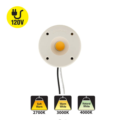COB Paragon LED Module with HT5828 LED Holder 120V 30W CCT(2.7K, 3K, 4K), CDAC-80-5028-120V-30