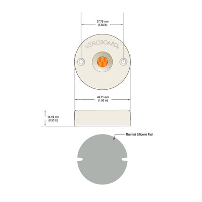 COB LED Module 120V 12W CCT(2.7K, 3K, 4K), VBDMDL-4838-12W-9XXK-120V