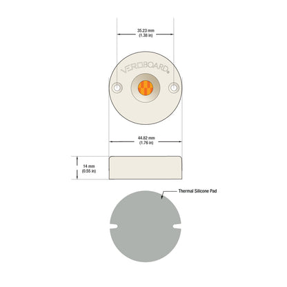 COB LED Module 120V 12W CCT(2.7K, 3K, 4K), VBDMDL-4314-12W-9XXK-120V
