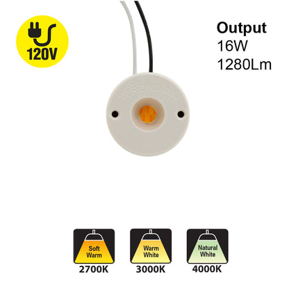 COB LED Module 120V 16W CCT(2.7K, 3K, 4K), VBDMDL-4314-16W-9XXK-120V