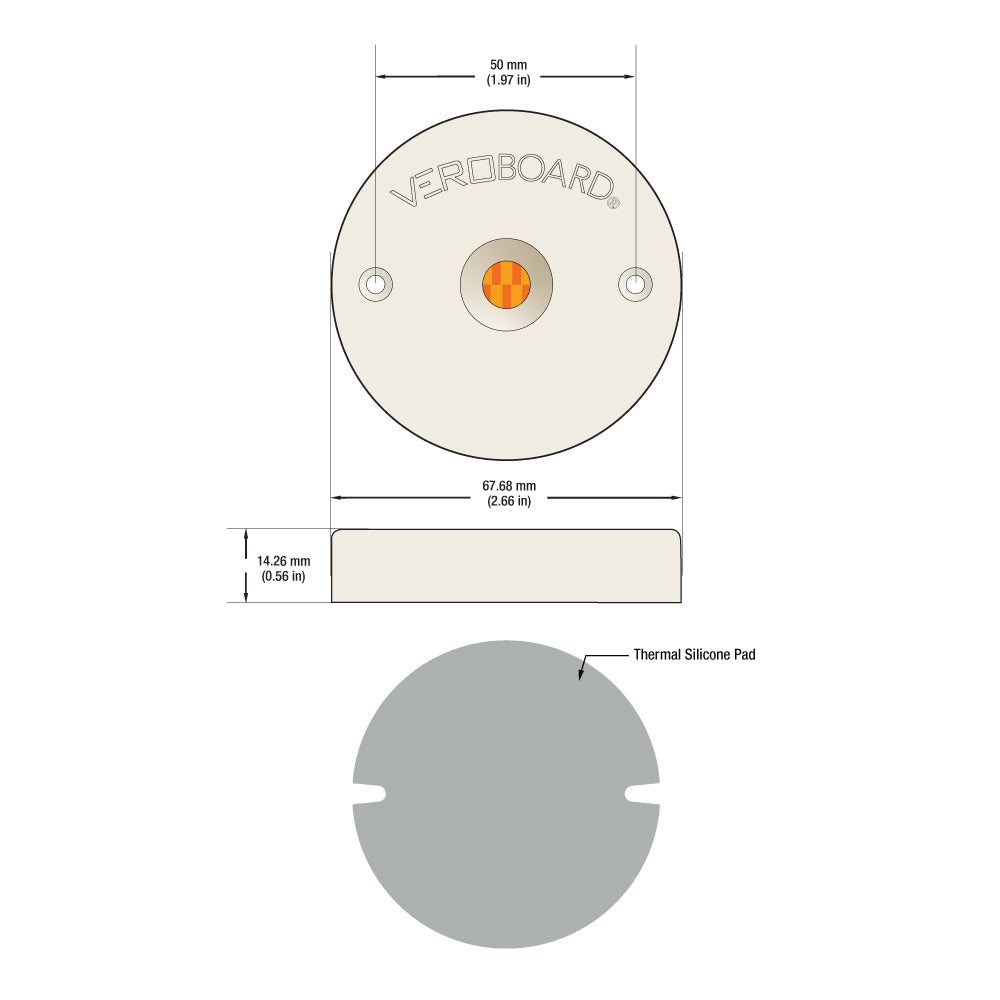 COB LED Module 120V 16W CCT(2.7K, 3K, 4K), VBDMDL-6652-16W9XXK-120V