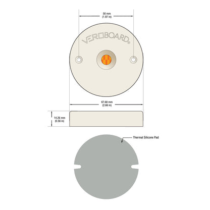COB LED Module 120V 16W CCT(2.7K, 3K, 4K), VBDMDL-6652-16W9XXK-120V