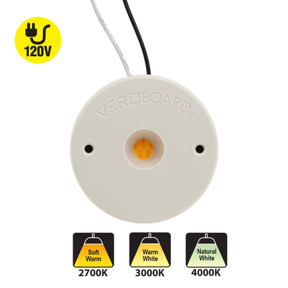 COB Paragon LED Module With H66185AC LED Holder 120V 18W CCT(2.7K, 3K, 4K), CDHT-42-36185-120V-30