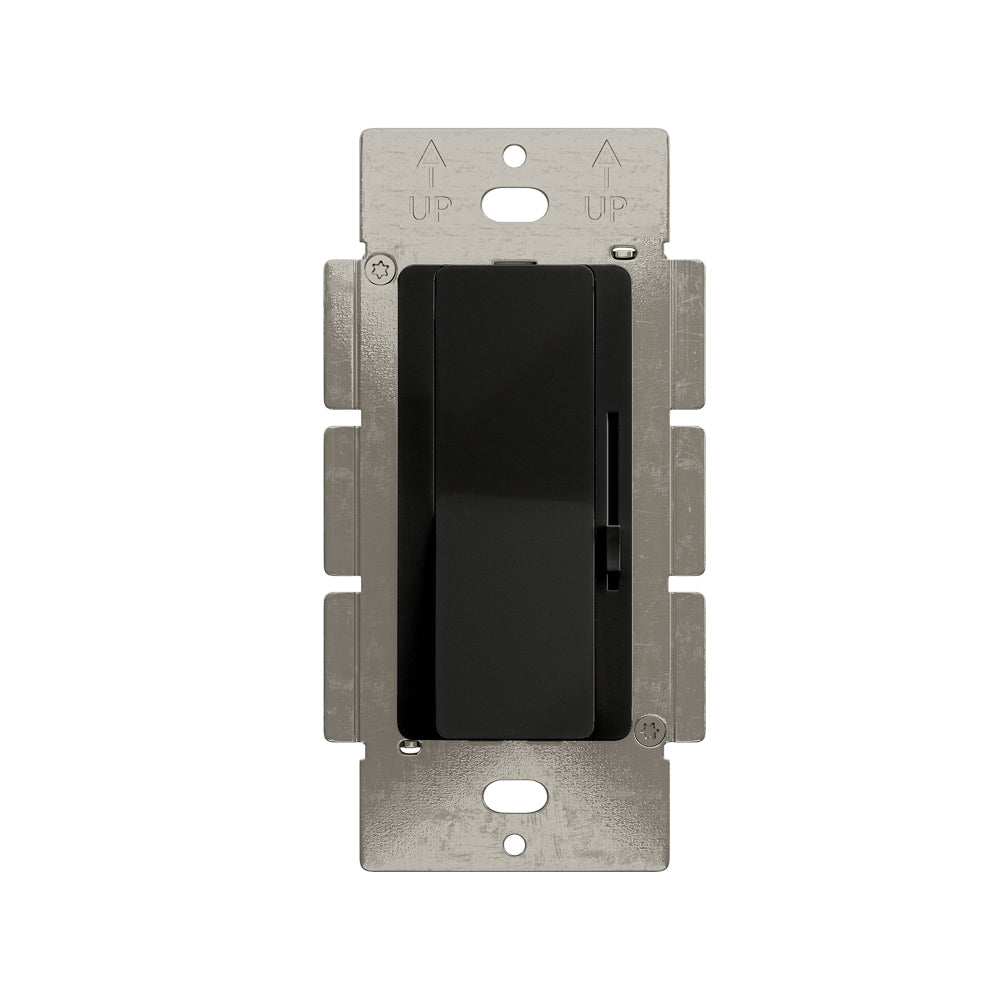 Black Single Gang Dimmer+Driver 2in1 96W 24V class2. Single pole/ 3Way