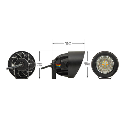 Votatec Landscape Wall Light – 3CCT Adjustable VO-GDW8-3WAY-12-BR 12V 8W CCT(3K, 4K, 5K)