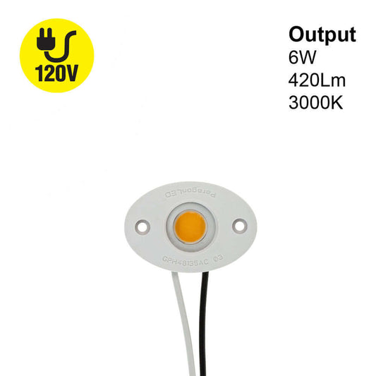 COB Paragon LED Module 120V 6W 3000K