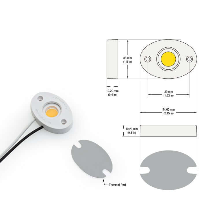 CBAC-084-30135-120-3000-G12 COB Paragon LED Module