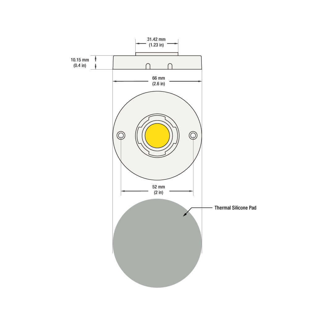 Paragon LED Module 12W 3000K with Holder - CBHT-042