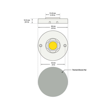 Paragon LED Module 12W 3000K with Holder - CBHT-042